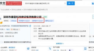 bsports必一运动集团入选深圳市2023年创新型中小企业名单